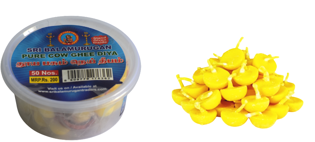 BMT Pure Cow Ghee Diya 50 pcs