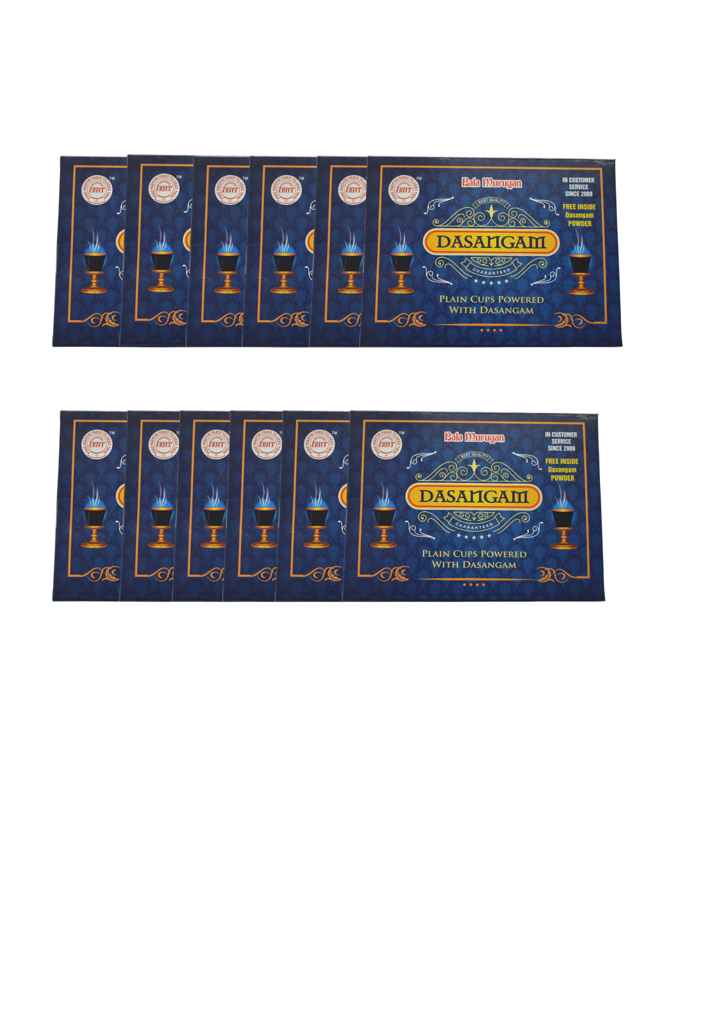BMT Dasangam Plain Cup Sambirani 12P
