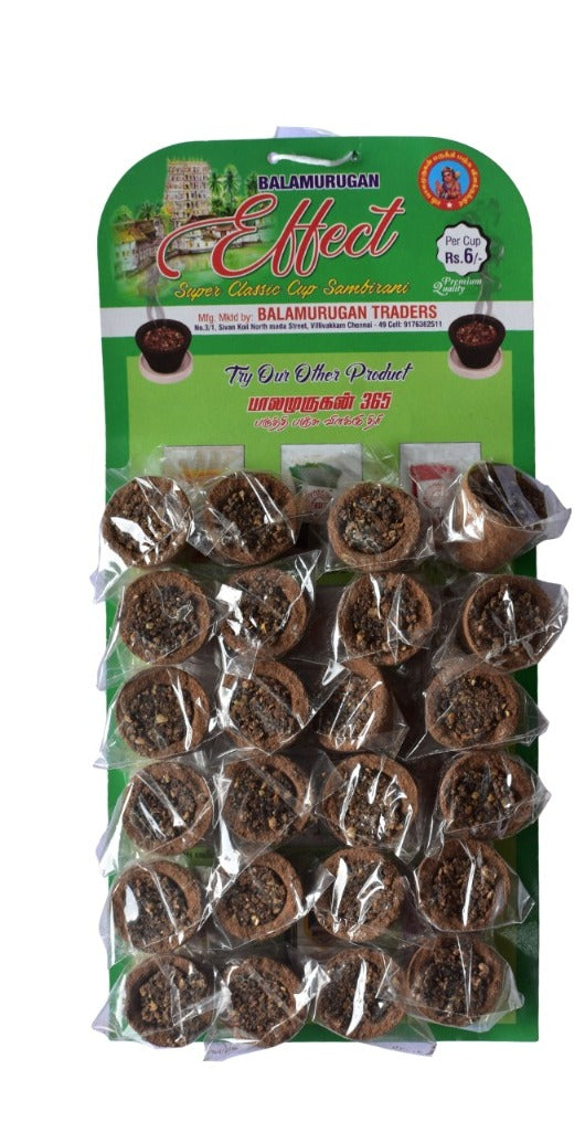Balamurugan Effects Cup Sambrani 24 pcs