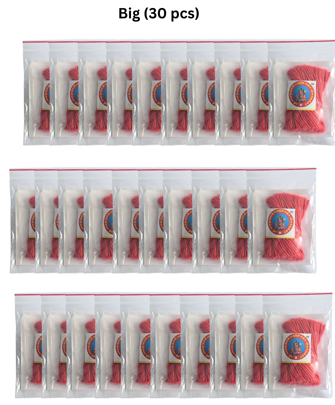 BMT 108 Cotton Wicks Red Small